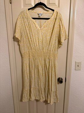 CROFT & BARREL YELLOW DRESS